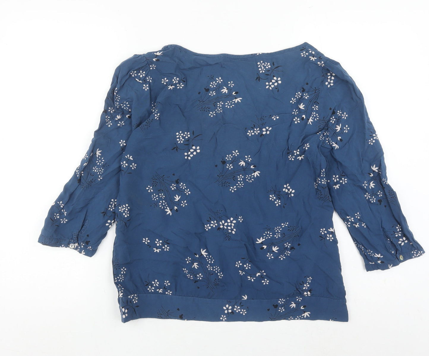Next Women's Blue Floral Blouse Size 12