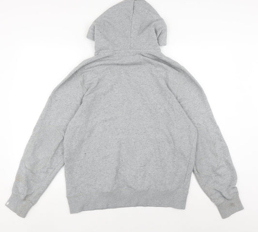 Holmes and Company Men's Grey Pullover Hoodie, Size L, Logo