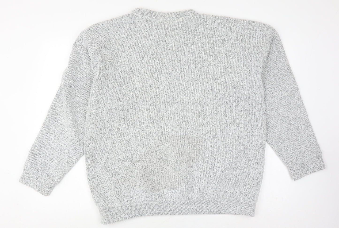 DK Unisex Grey Pullover Jumper, L, Casual College Style
