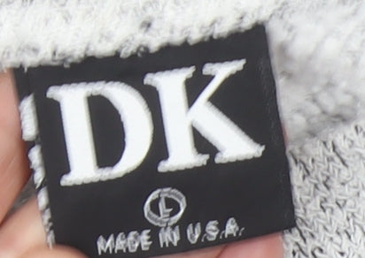 DK Unisex Grey Pullover Jumper, L, Casual College Style