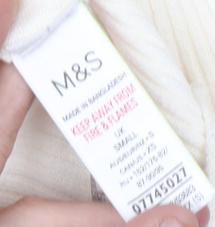 Marks and Spencer Women's Ivory Roll Neck Jumper