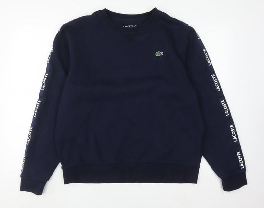 Lacoste Men's Blue Crew Neck Sweatshirt L