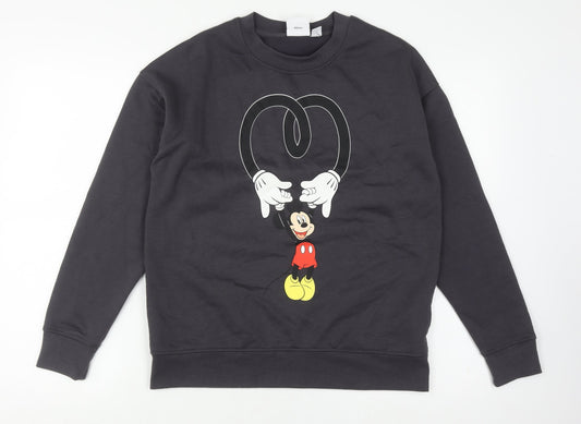 Disney Unisex Adults Black XS Graphic Sweatshirt