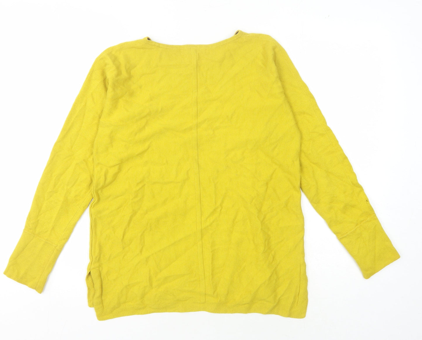 White Stuff Women's Yellow Knit Pullover Jumper
