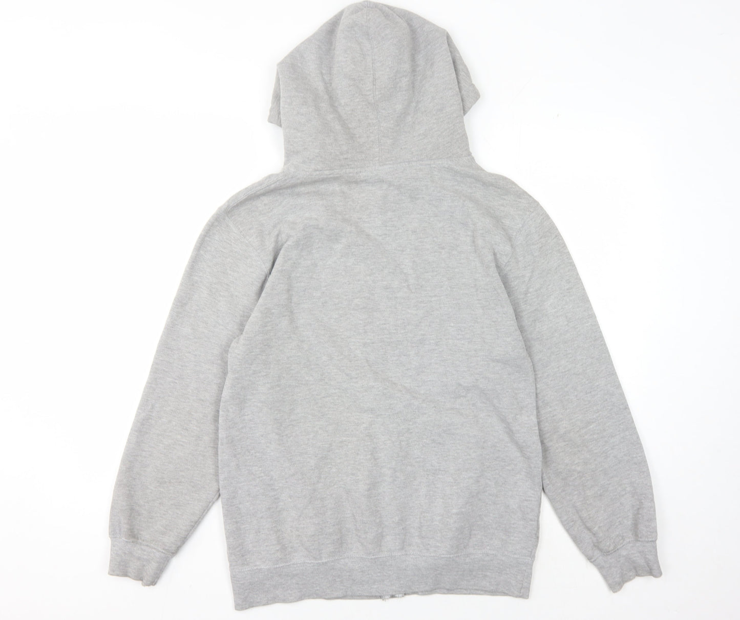 Hurley Men's Grey Full Zip Hoodie, Logo, Size Regular