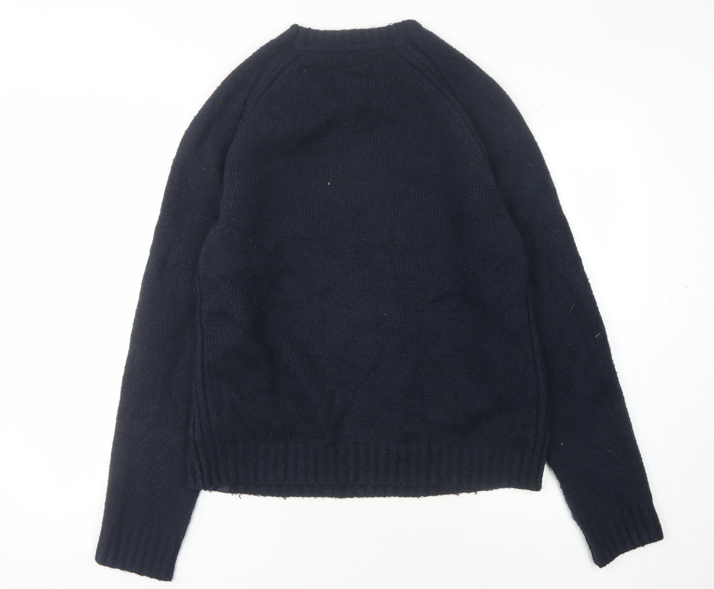 Fat Face Men's Blue Crew Neck Pullover Jumper Size M