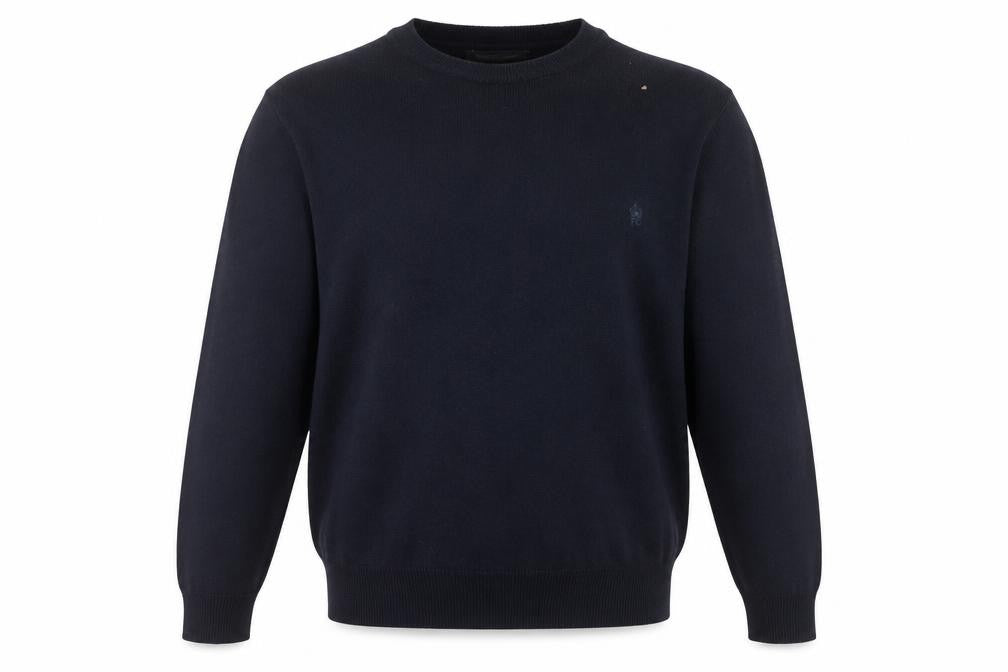 Front view of French Connection Men's Black Wool jumper - M