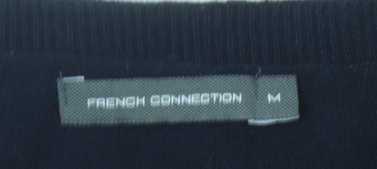 French Connection Men's Black Wool Pullover Jumper - M