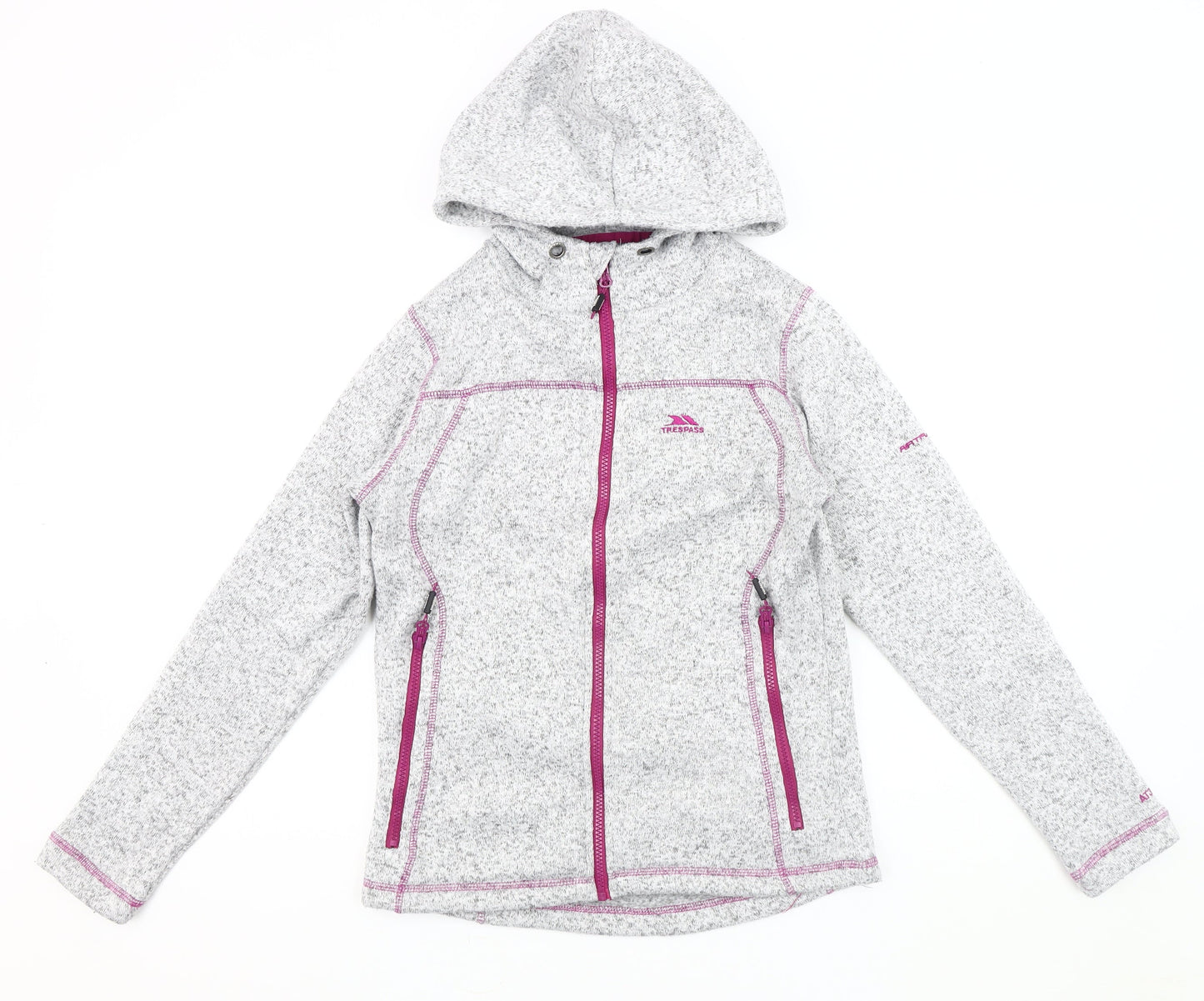 Trespass Women's Grey Hooded Jacket Size S