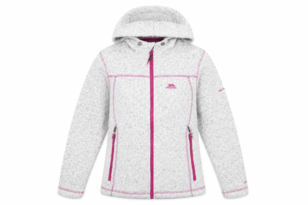 Womens UK Size S Regular Trespass Grey Polyester Jacket