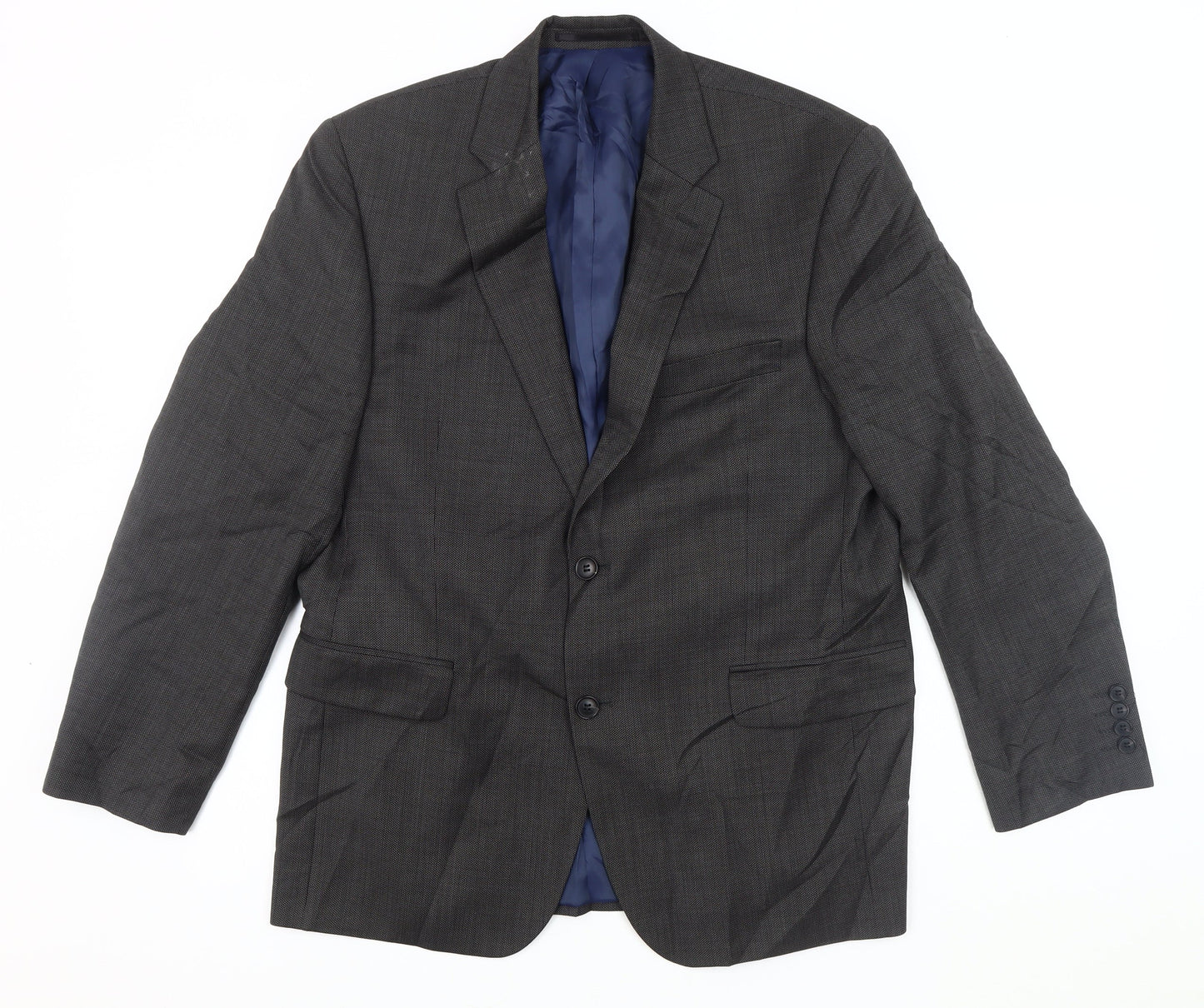 John Lewis Men's Grey Wool Blazer 42S Regular Fit