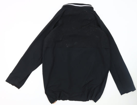 McLaren Men's Black XL Windbreaker Jacket with Logo
