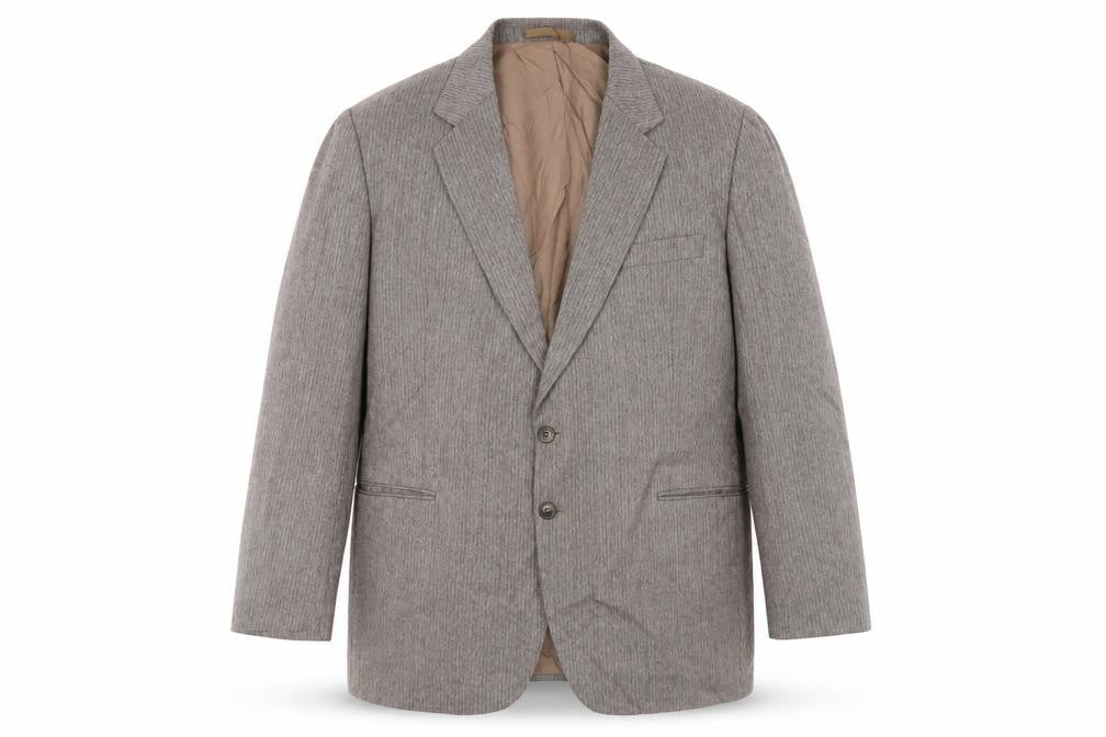 Marks and Spencer Men's Grey Blazer, Size 44S, Vintage Style