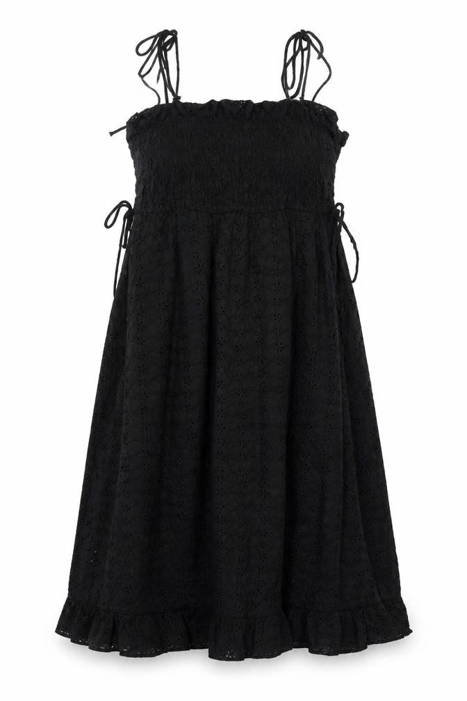 MNG Black Sleeveless Dress XS with Strappy Sleeves