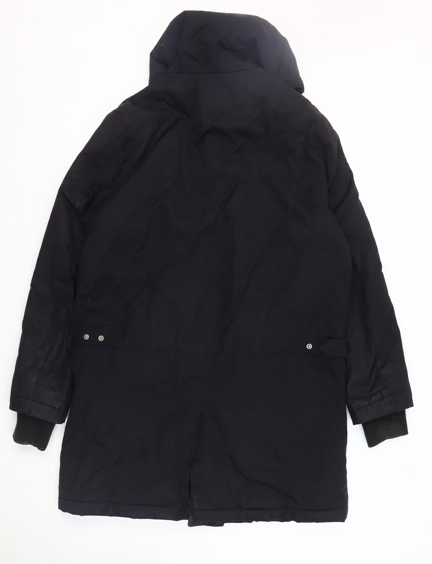 Jasper Conran Men's Black Parka Coat Size S