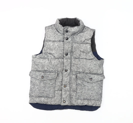 Gap Boys Grey Sleeveless Puffer Jacket 5 Years Winter Casual