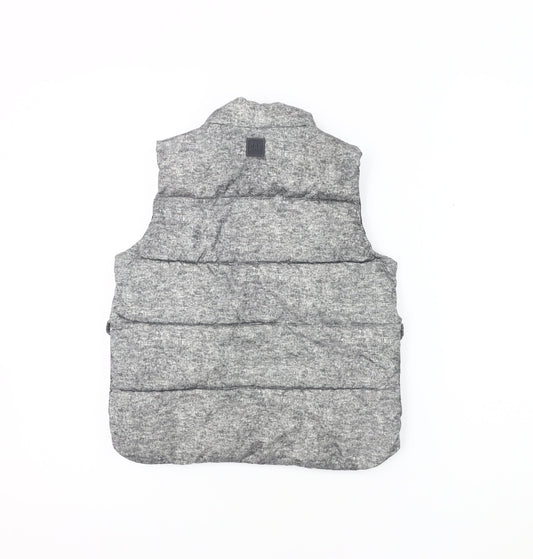Gap Boys Grey Sleeveless Puffer Jacket 5 Years Winter Casual