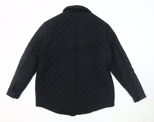 Brave Soul Women's Black Quilted Jacket Size 12
