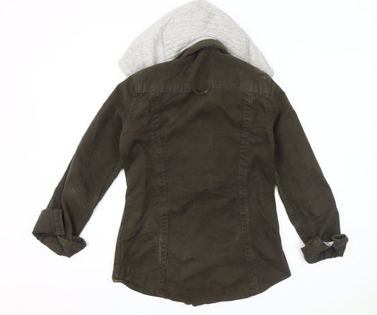 Superdry Men's Green Military Jacket, Size S