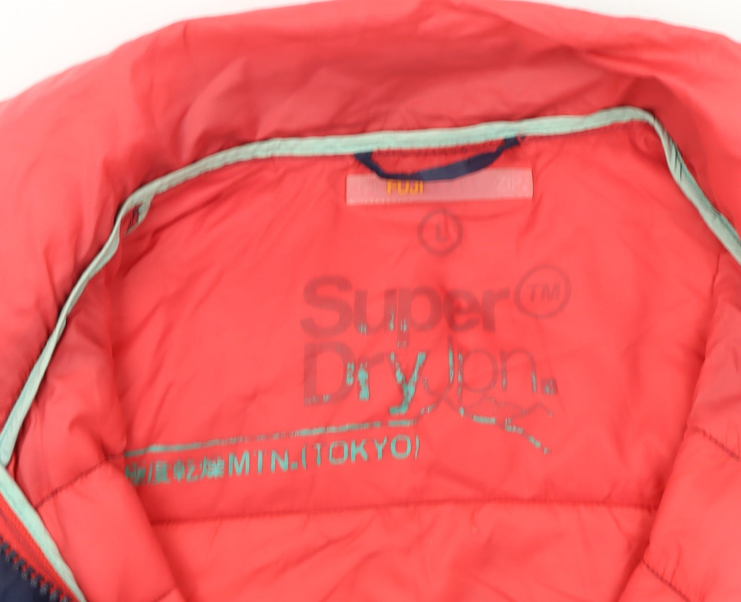 Superdry Women's Blue Puffer Jacket L