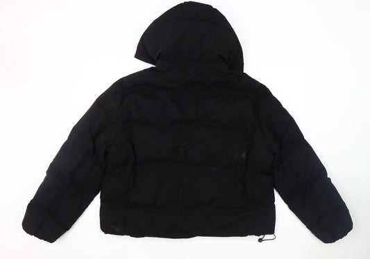 Everlast Women's Black Cropped Puffer Jacket 16