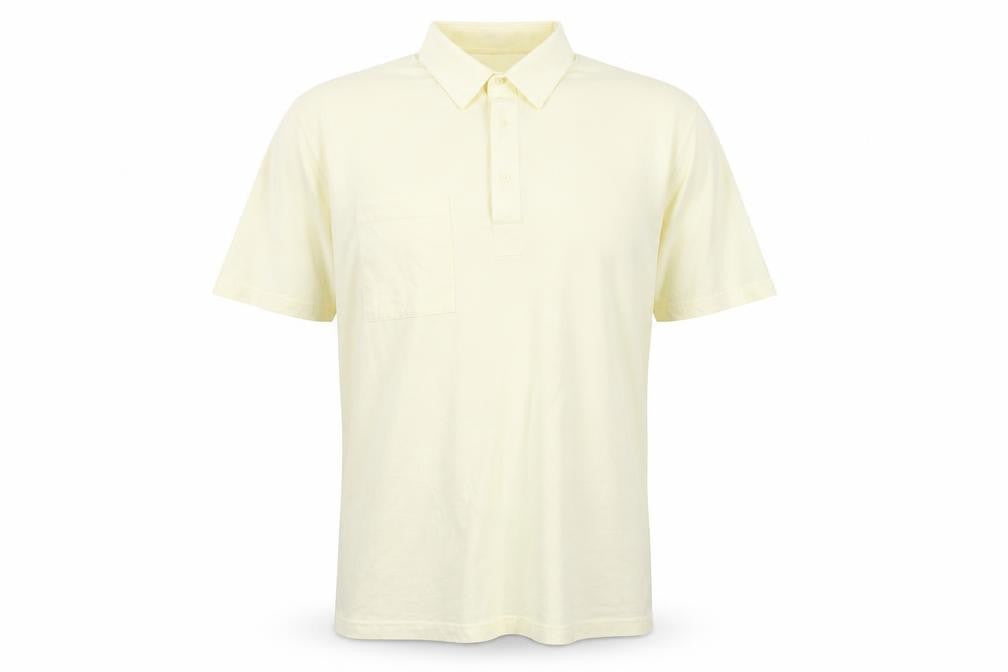 Glenmuir Men's Ivory Short Sleeve Polo XL
