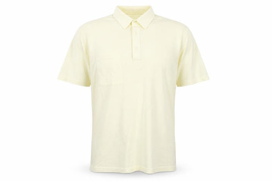 Glenmuir Men's Ivory Short Sleeve Polo XL