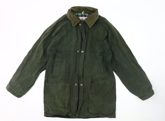 Country & Leisure Men's Green Overcoat Size S