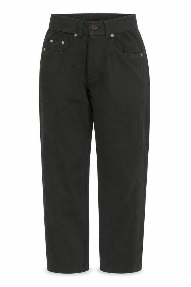 Levi's Women's Black Straight-Leg Trousers M