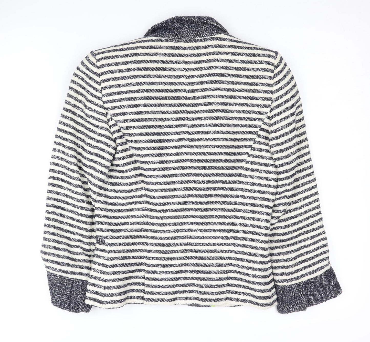 Zara Trafaluc Women's Stripe Blazer S Black/White
