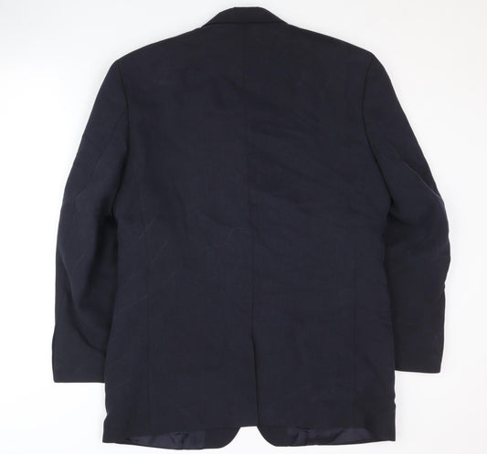 Jonathan Adams Men’s Blue Blazer, Size 40S Formal