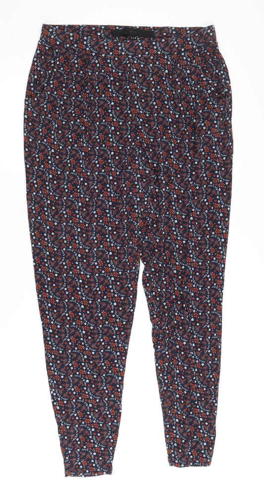 Next Women's Multicoloured Floral Leggings Size 12
