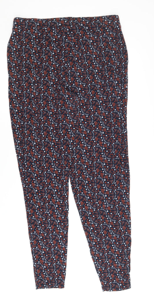 Next Women's Multicoloured Floral Leggings Size 12