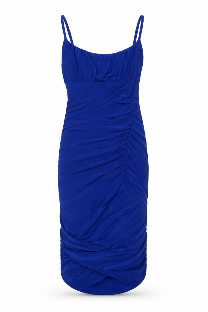 Quiz Women's Blue Sleeveless Party Dress, Size 6