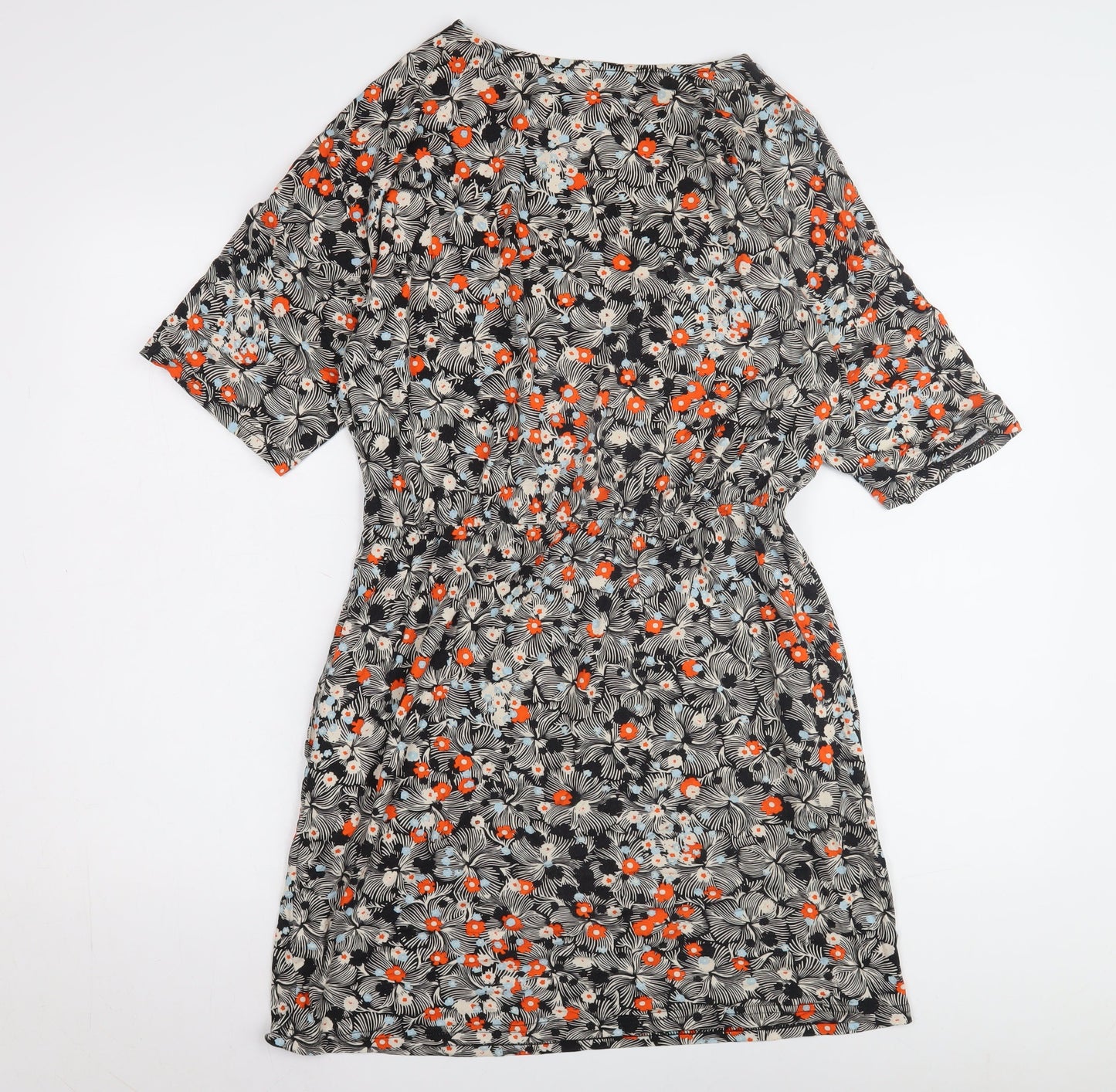South Women's Floral Multicoloured Short Dress Size 12