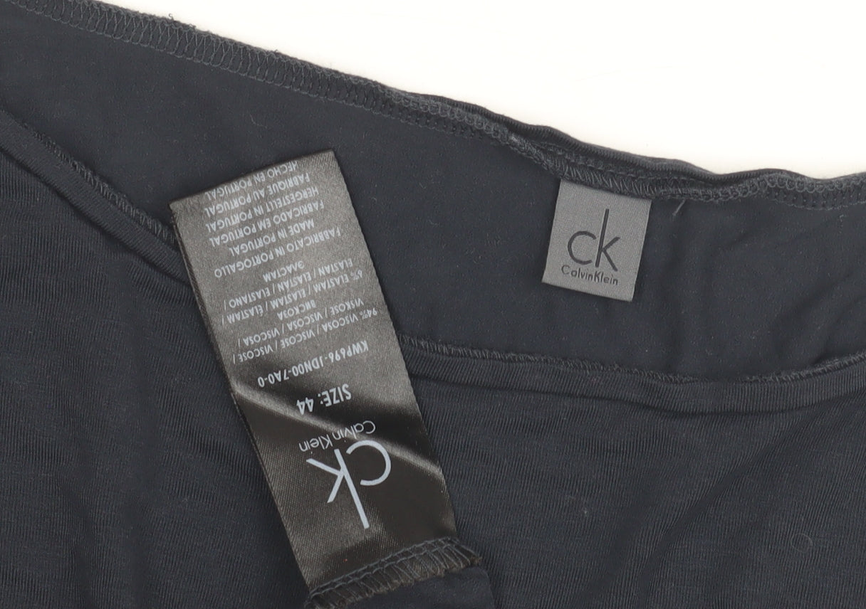 Calvin Klein Men's Black Sleeveless T-Shirt Size 44