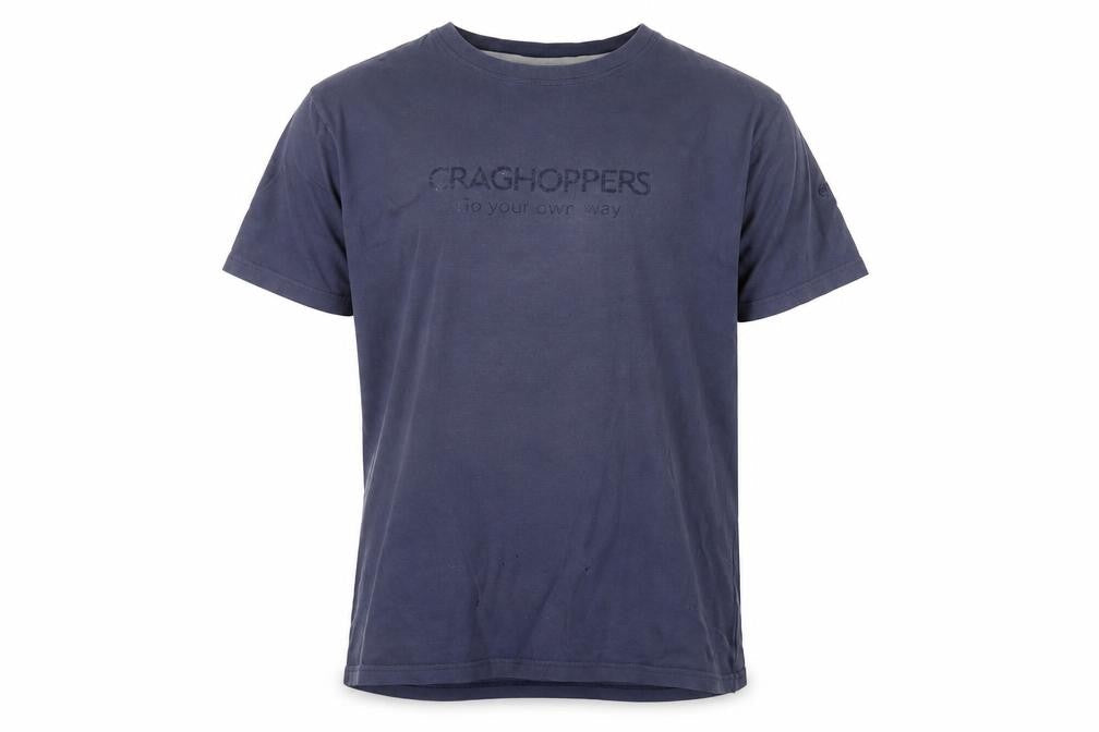 Mens UK Size M Craghoppers Blue  Cotton T-Shirt