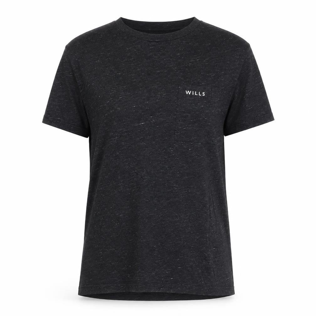 Womens UK Size XS Jack Wills Black Cotton T-Shirt