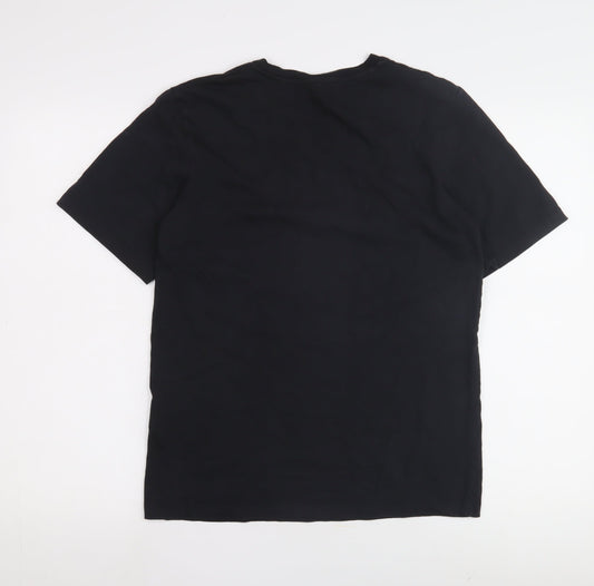 Jack & Jones Men's Black Crew Neck T-Shirt M