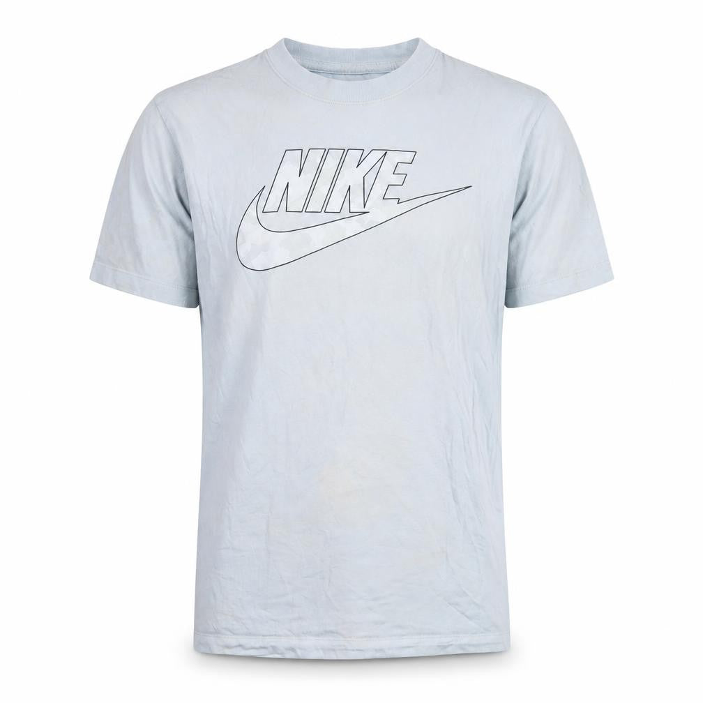 Mens UK Size M Nike Blue  Cotton T-Shirt