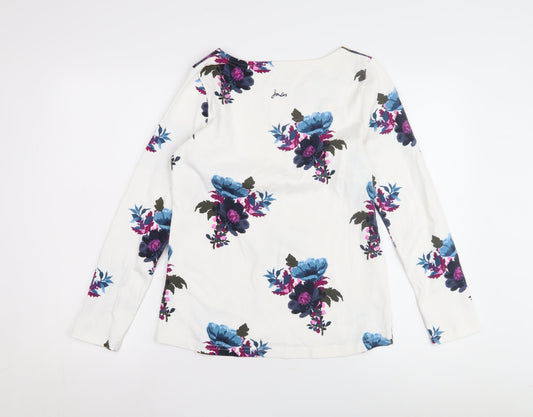 Joules Women's Multicoloured Cotton Floral Blouse Size 10
