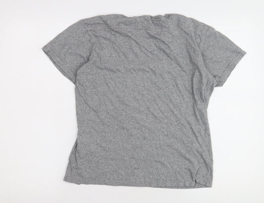 G-Star Unisex Grey M T-Shirt, Casual Jersey Crew Neck