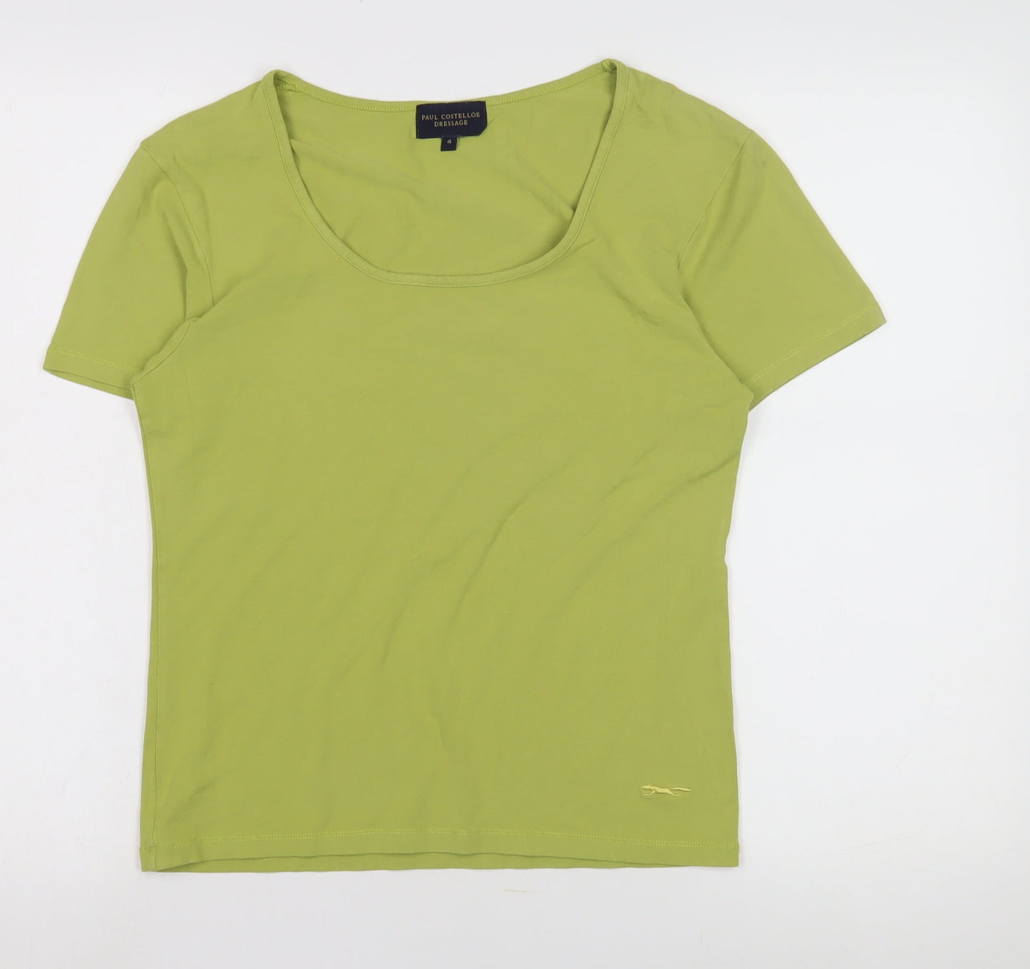 Paul Costelloe Dressage Women's Green Scoop Neck T-Shirt