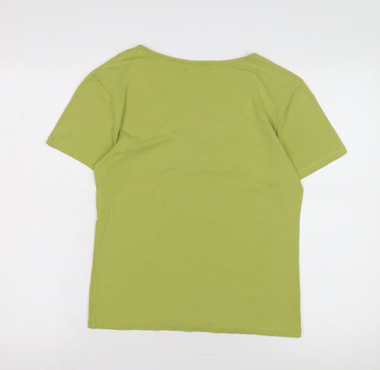 Paul Costelloe Dressage Women's Green Scoop Neck T-Shirt