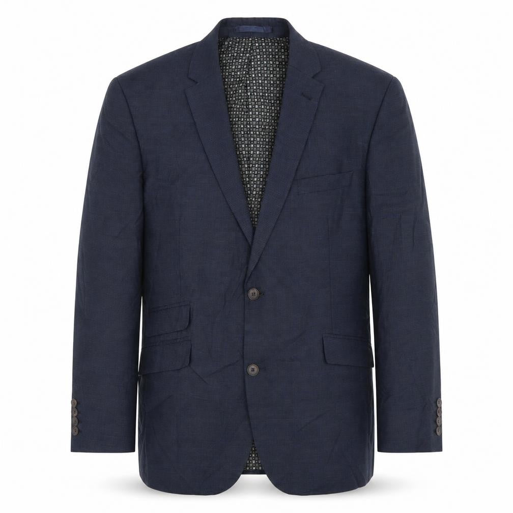 Mens 44 Chest Regular Racing Green Blue Two-Button Blazer