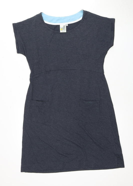 Weird Fish Women's Blue Dress Size 14