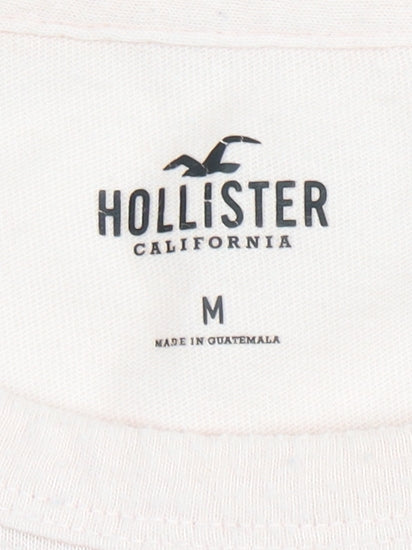 Hollister Pink Long Sleeve Jersey T-Shirt M