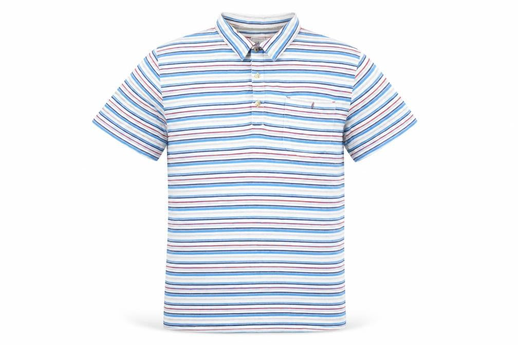 John Lewis Men's Multicoloured Striped Polo, S