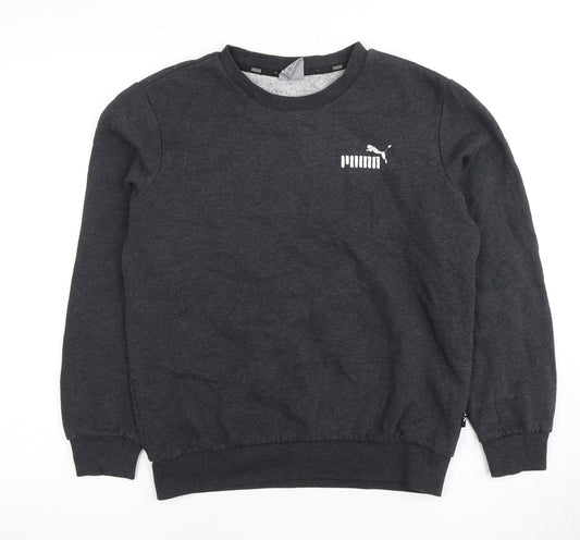 Puma Men's Black XS Sweatshirt Pullover with Logo