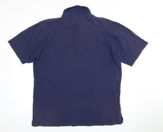 PGA TOUR Men's Blue Polo Shirt Size L with Logo